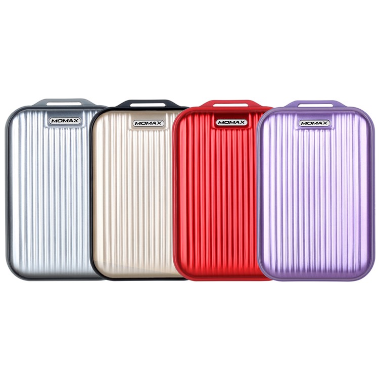 MOMAX iPower Go mini3 Traveling Case Quick Charge 3.0 10000mAh Dual USB Power Bank - Gold Color-18
