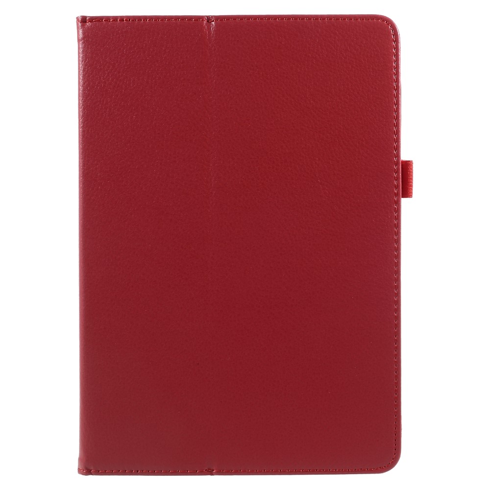 Case de Protección de la Tarjeta de Cuero PU Plegable Para Huawei MediaPad T3 10 Pulgadas - Rojo-3