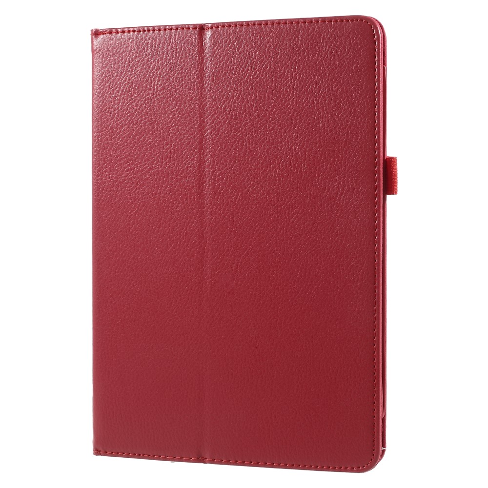 Case de Protección de la Tarjeta de Cuero PU Plegable Para Huawei MediaPad T3 10 Pulgadas - Rojo-4