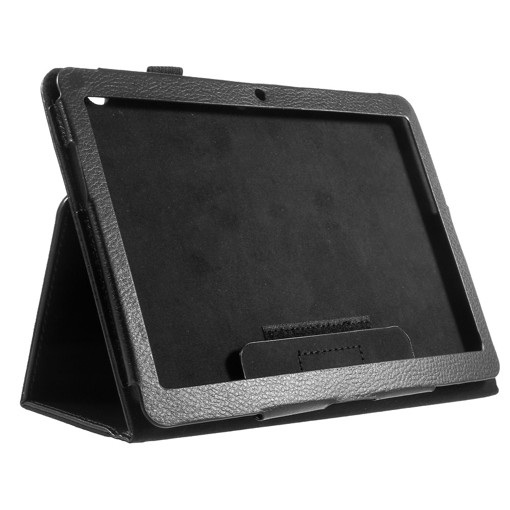 Foldable Stand PU Leather Card Slot Protective Cover for Huawei MediaPad T3 10 inch - Black-7