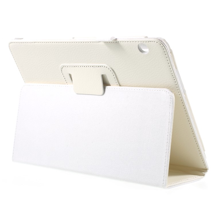 Foldable Stand PU Leather Card Slot Protective Casing for Huawei MediaPad T3 10 inch - White-4