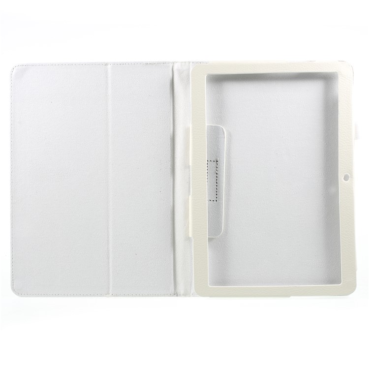 Foldable Stand PU Leather Card Slot Protective Casing for Huawei MediaPad T3 10 inch - White-7