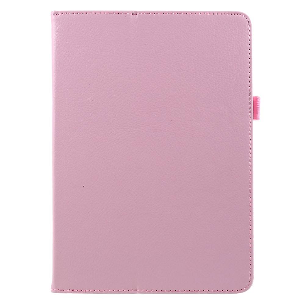 Soporte Plegable PU Card de Cuero Con Carcasa Protectora Para Huawei MediaPad T3 10 Pulgadas - Rosado