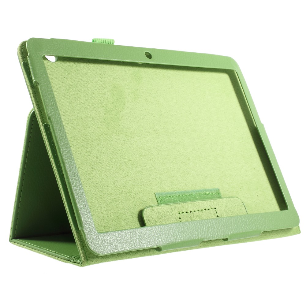 Coperchio Accessorio Per Slot Per Schede in Pelle Pieghevole Per Huawei Mediapad T3 da 10 Pollici - Verde