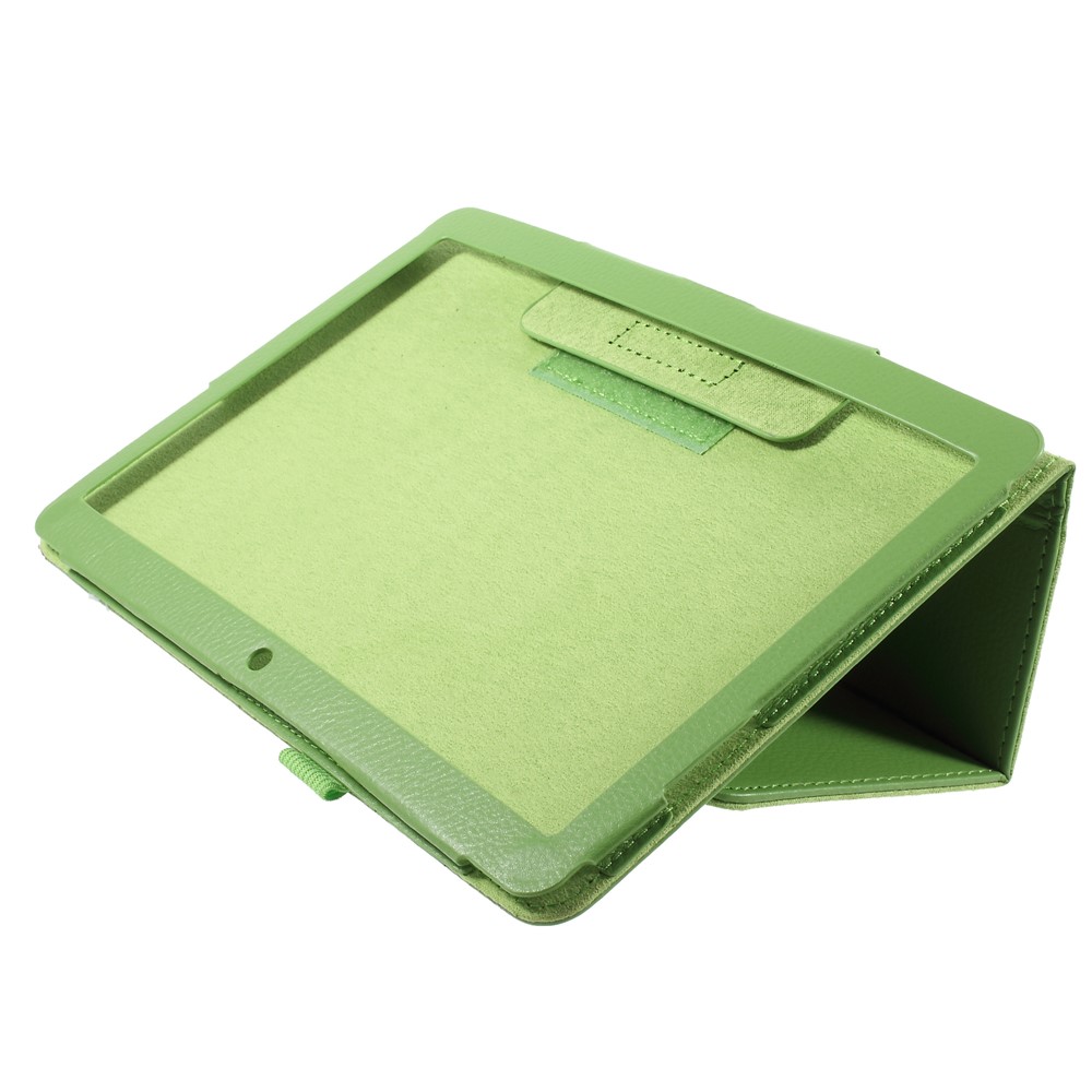 Support de Support Pliable Pour la Carte en Cuir Couverture Accessoire Pour Huawei Mediapad T3 10 Pouces - Vert