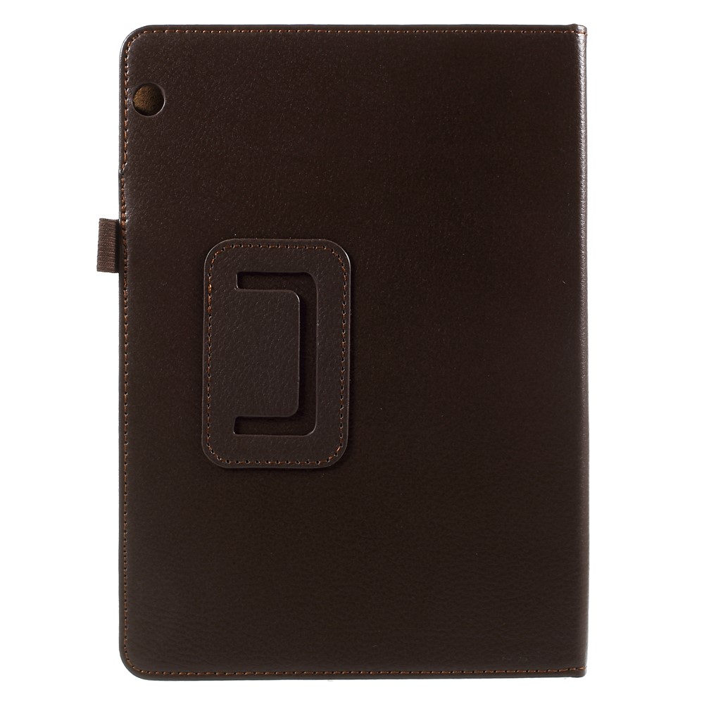 Pliable Stand PU Cuir Carte Fente Tablet Shell Pour Huawei Mediapad T3 10 Polegada - marron-2