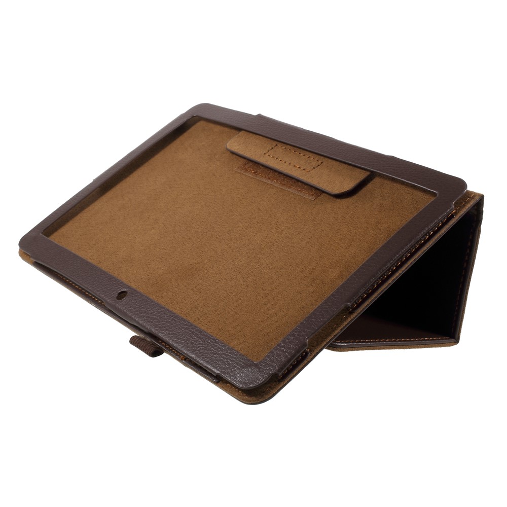 Pliable Stand PU Cuir Carte Fente Tablet Shell Pour Huawei Mediapad T3 10 Polegada - marron-6