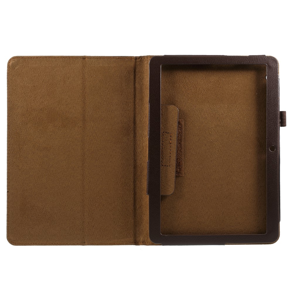 Pliable Stand PU Cuir Carte Fente Tablet Shell Pour Huawei Mediapad T3 10 Polegada - marron-7
