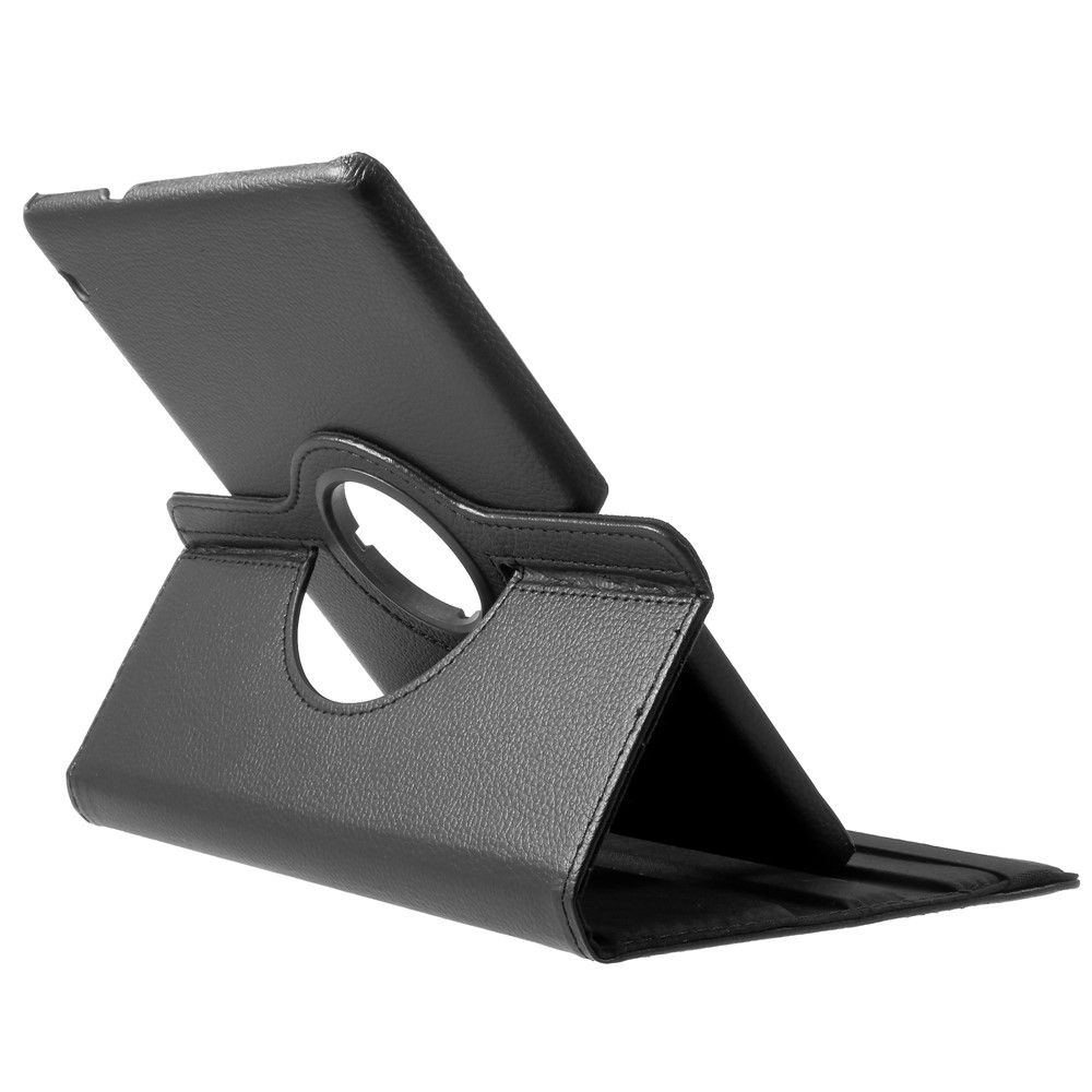 Litchi Grain 360 Degree Rotary Leather Stand Case for Huawei MediaPad T3 10 - Black-5