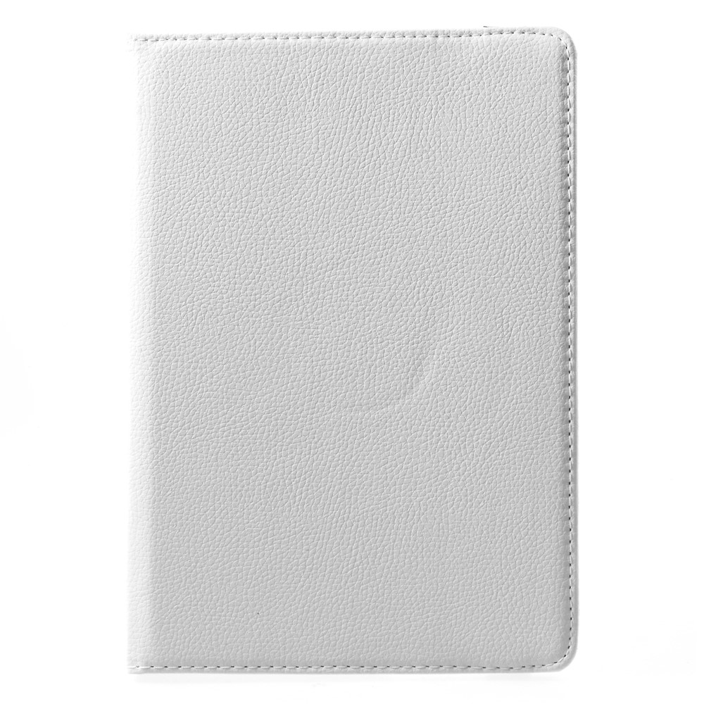 Litchi Grain Leather Protective Case with 360 Degrees Rotary Stand Hollow Design for Huawei MediaPad T3 10 - White-2