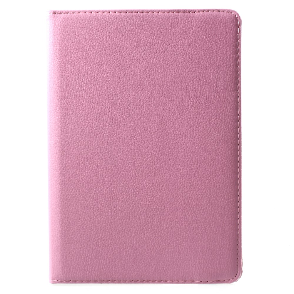 For Huawei MediaPad T3 10 Litchi Grain 360 Degree Rotary Leather Stand Cover - Pink-2