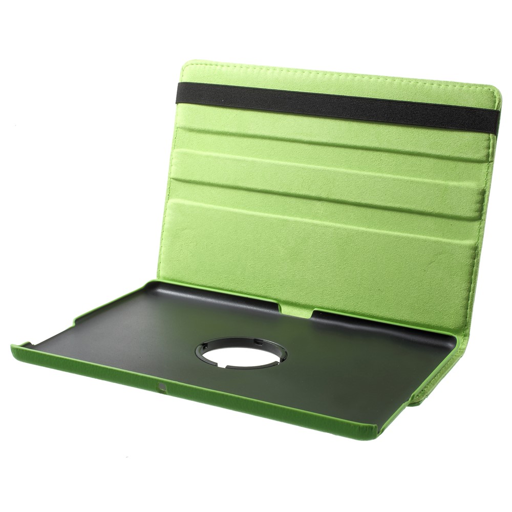For Huawei MediaPad T3 10 Litchi Grain 360 Degree Rotary Stand Leather Protective Case - Green-6