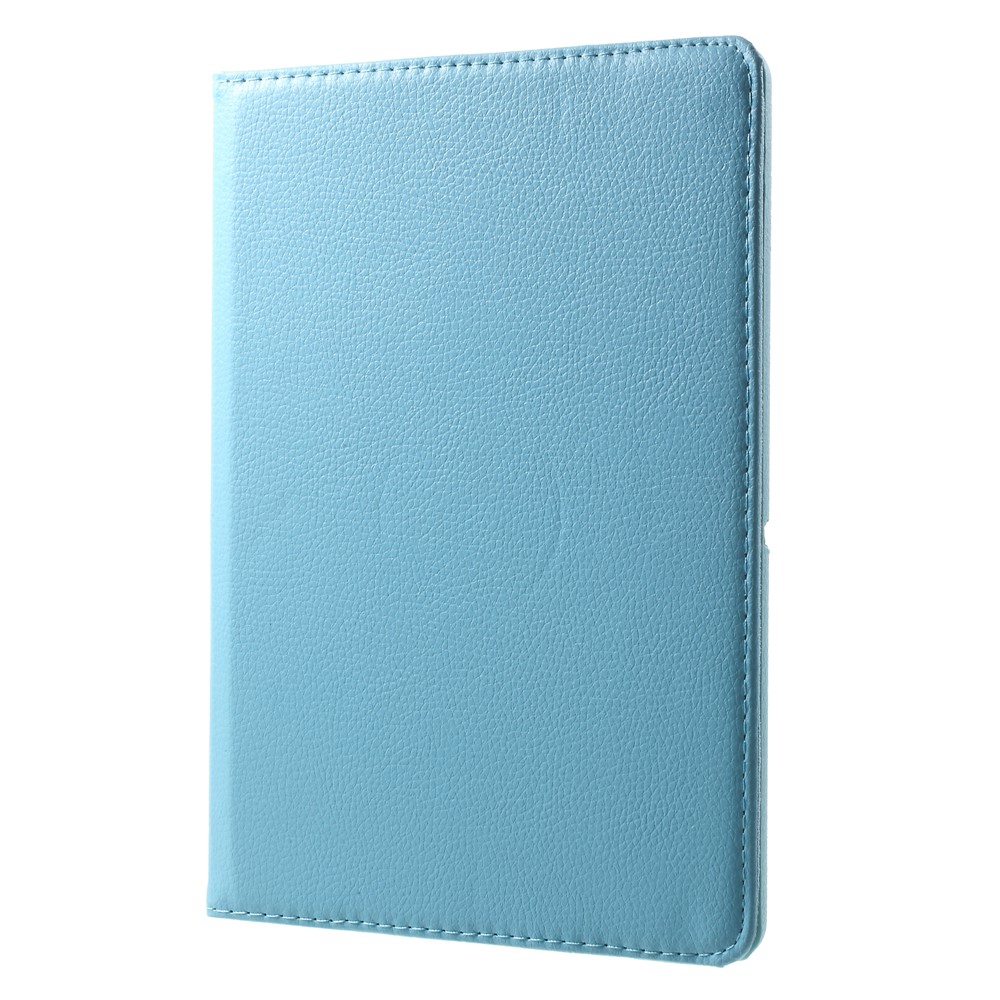 For Huawei MediaPad T3 10 Litchi Grain 360 Degree Rotary Stand Leather Shell - Baby Blue-3