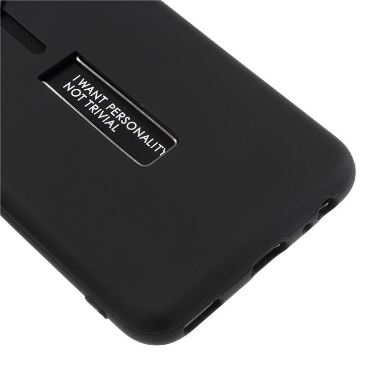 Detachable TPU+PC Combo Heat Dissipation Back Case with Invisible Kickstand for Huawei P10 - Black-7