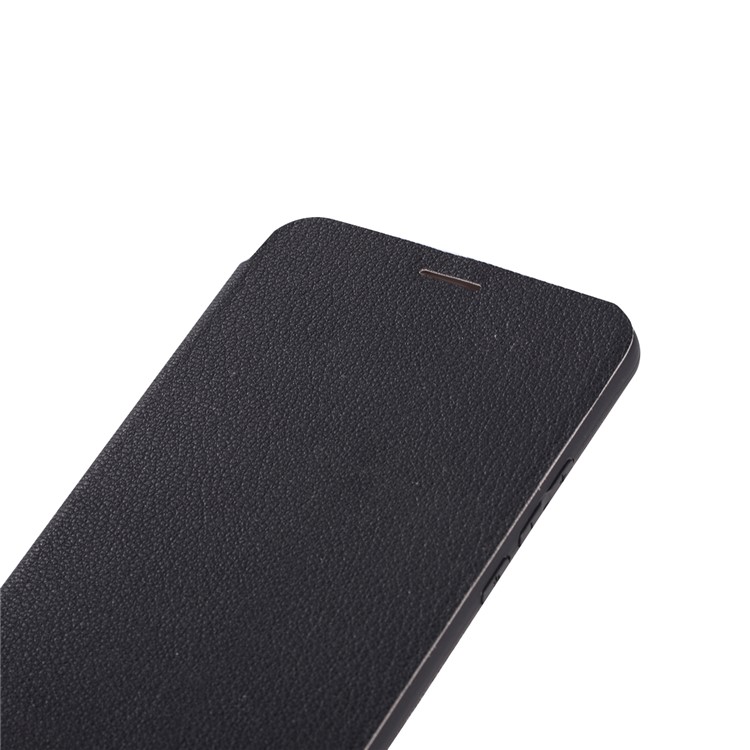 Litchi Texture Flip Leather Stand Card Slot Case for Huawei Mate 10 - Black-12