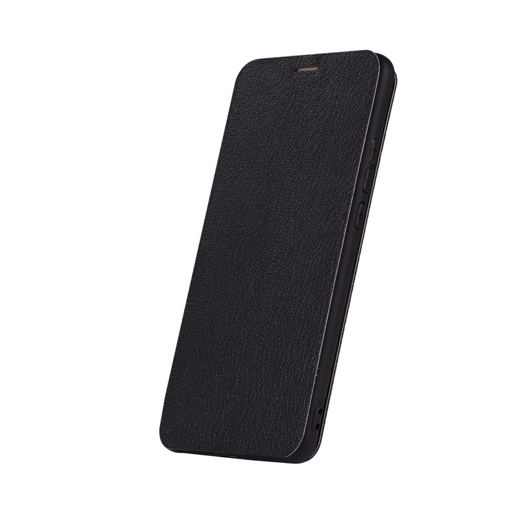 Litchi Texture Flip Leather Stand Card Slot Case for Huawei Mate 10 - Black-4