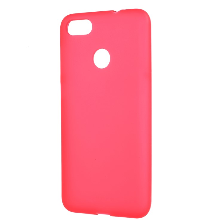 Double-sided Matte TPU Mobile Case for Huawei P9 Lite Mini / Y6 Pro (2017) / Enjoy 7 - Red-2