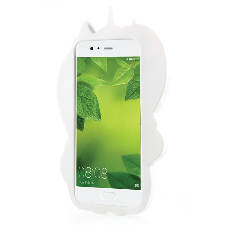 Lovely 3D Unicorn Silicone Back Mobile Phone Shell for Huawei P10 Plus-2