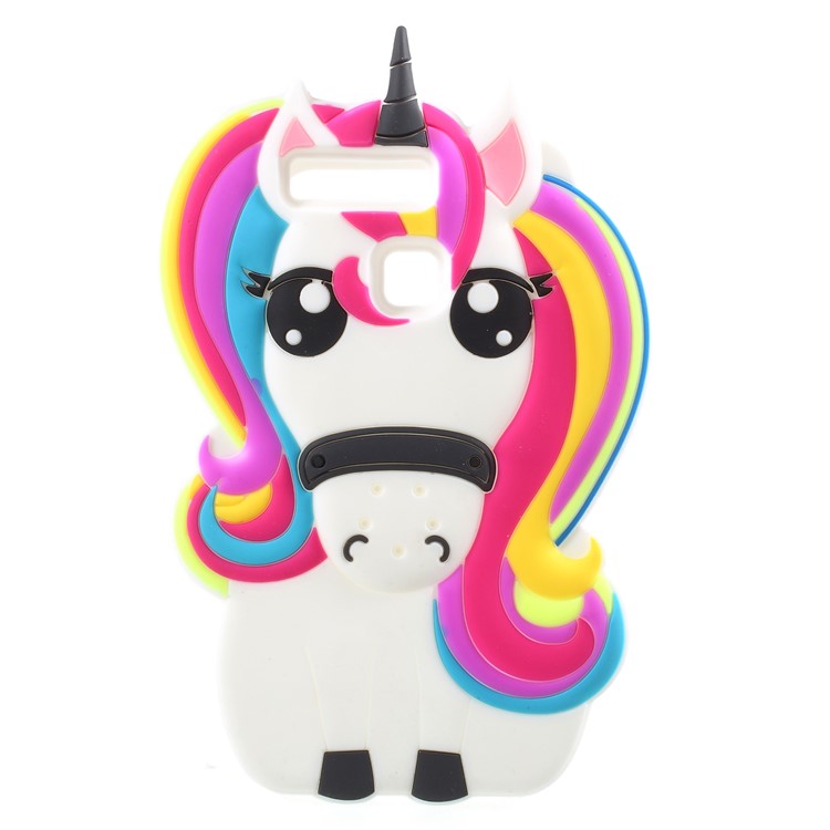 3D Unicorn Pattern Soft Silicone Case for Huawei P9 Lite / G9 Lite-1