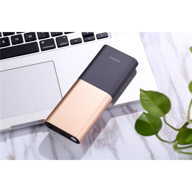 Xipin Aluminium Alloy Surface Dual Usb External Power Bank