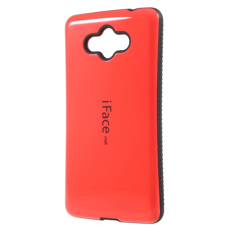 IFACE MALL PC + TPU Hybrid Cover for Huawei Mate 10 - Red-3