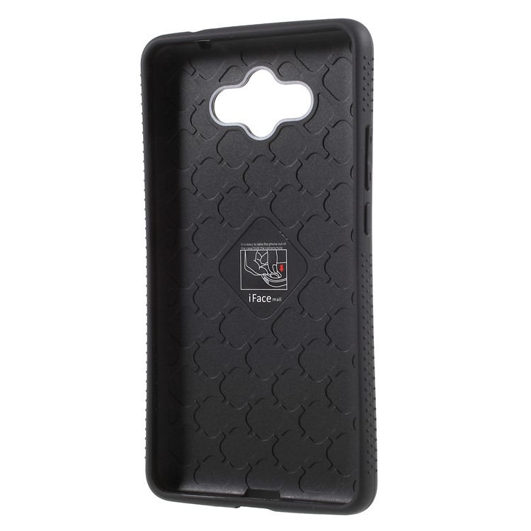 IFACE MALL PC + TPU Hybrid Case Mobile Accessory for Huawei Mate 10 - Dark Blue-2