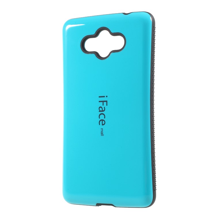 IFACE MALL PC + TPU Hybrid Case Mobile Accessory for Huawei Mate 10 - Dark Blue-3
