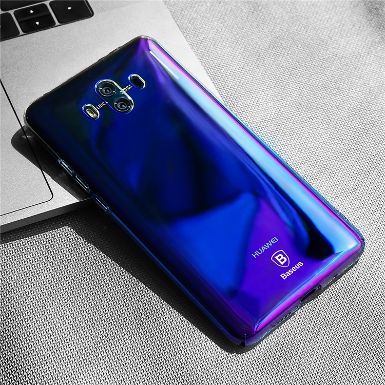 BASEUS Glaze Case Gradual Color Changing PC Hard Cover for Huawei Mate 10 - Black-1