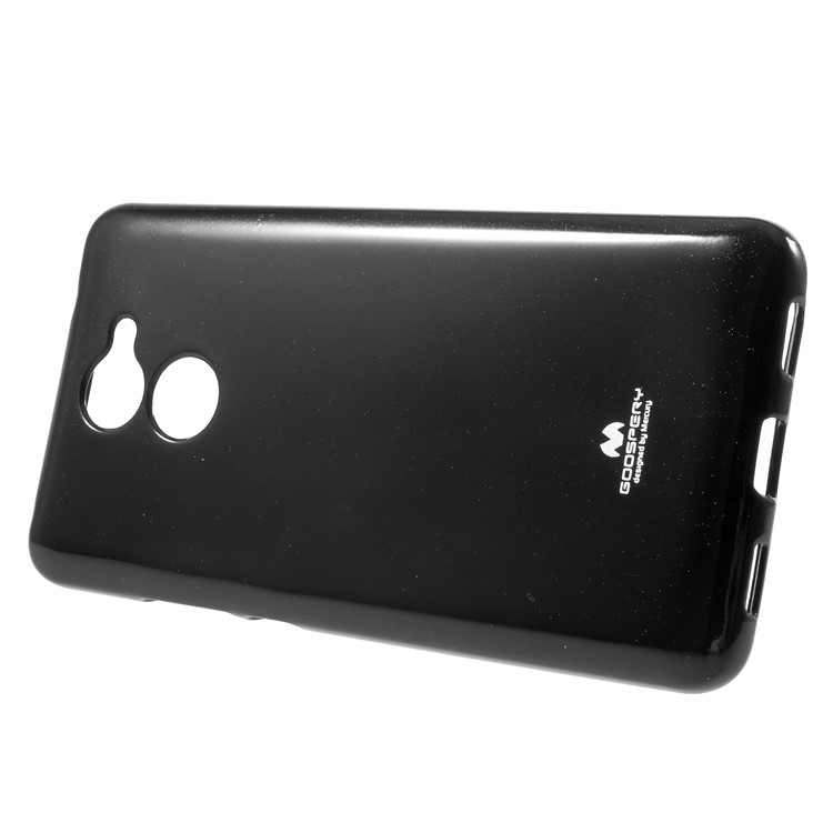 MERCURY GOOSPERY Flash Powder TPU Gel Case for Huawei Y7 Prime / Enjoy 7 Plus - Black-2