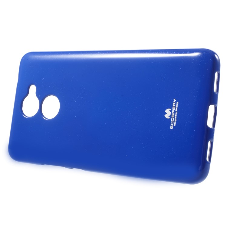 MERCURY GOOSPERY Flash Powder TPU Phone Shell Case for Huawei Y7 Prime / Enjoy 7 Plus - Blue-2