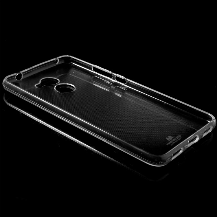MERCURY GOOSPERY Flash Powder TPU Flexible Case for Huawei Y7 Prime / Enjoy 7 Plus - Transparent-3
