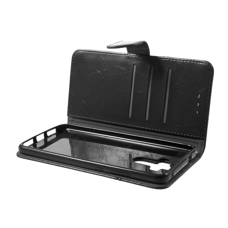 K'TRY Geometric Splicing Series Wallet Stand Leather Case for Huawei Mate 9 - Black-7