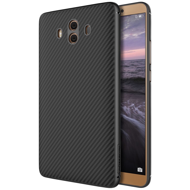 NILLKIN Synthetic Fiber Hard Case Cover for Huawei Mate 10 (with Built-in Iron Sheet)-1