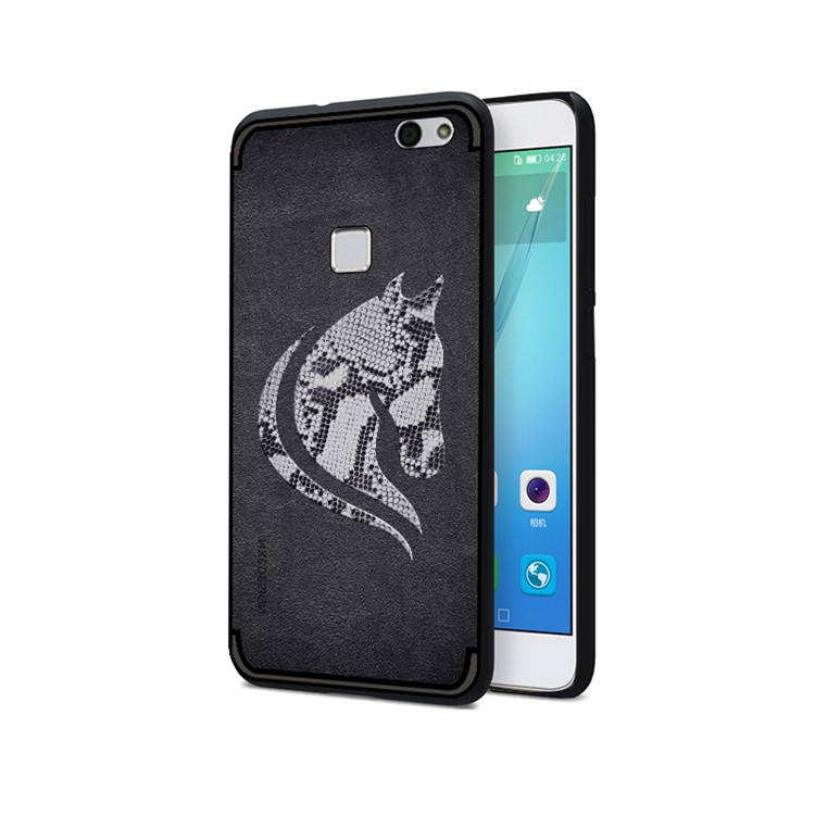 10PCS/Set NXE Snake Textured Horse Pattern TPU Shell for Huawei P10 Lite - Black-1