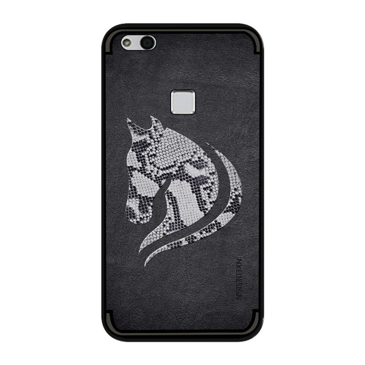 10PCS/Set NXE Snake Textured Horse Pattern TPU Shell for Huawei P10 Lite - Black-5