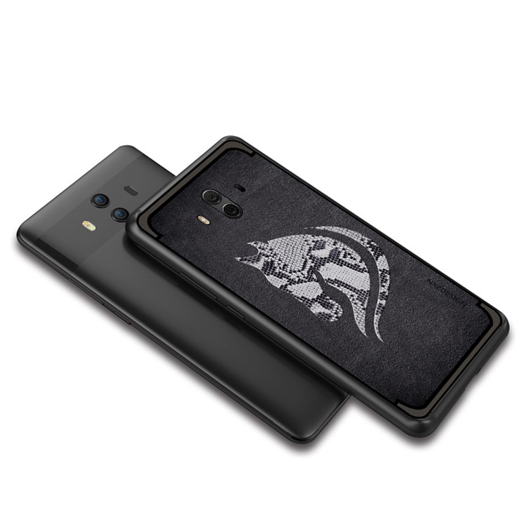 10PCS/Set NXE Snake Textured Horse Pattern TPU Case for Huawei Mate 10 - Black-4
