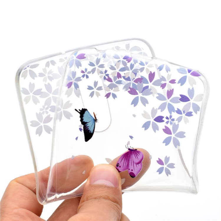For Huawei Mate 10 Lite / nova 2i / Maimang 6 / Honor 9i (India) Pattern Printing Soft TPU Cell Phone Case - Two Butterflies-5