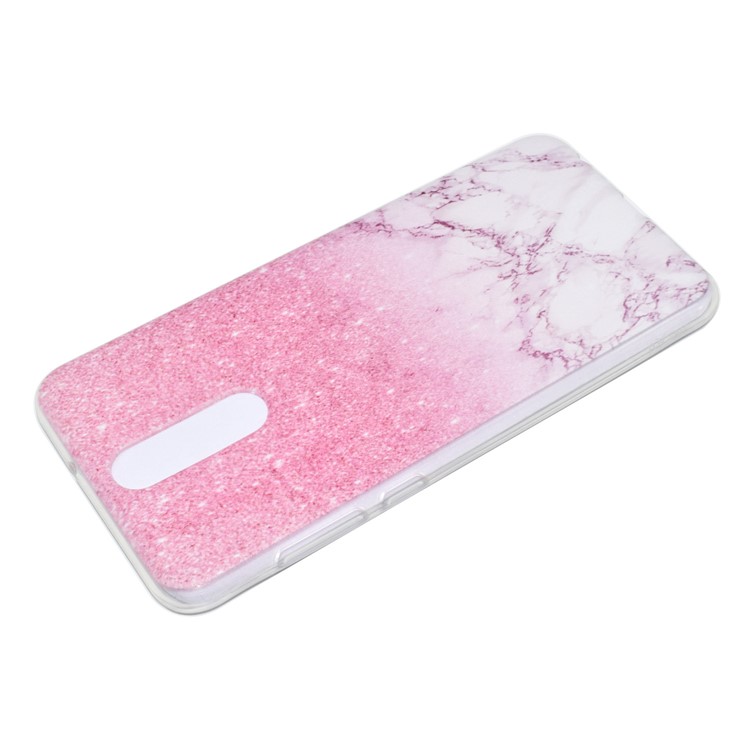For Huawei Mate 10 Lite / nova 2i / Maimang 6 / Honor 9i (India) Pattern Printing Soft TPU Phone Case - Pink Marble-4
