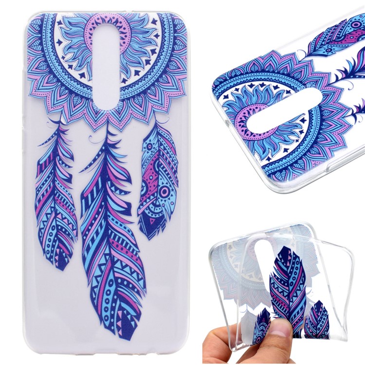 For Huawei Mate 10 Lite / nova 2i / Maimang 6 / Honor 9i (India) Pattern Printing Soft TPU Phone Cover - Dream Catcher-1