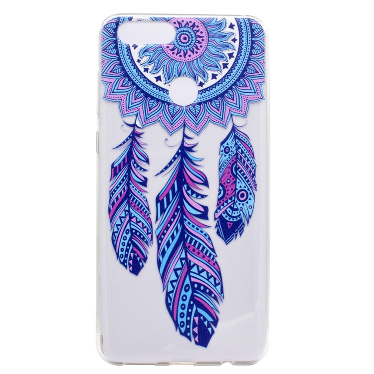 Ultra Thin Pattern Printing Soft TPU Back Case for Huawei Honor 7X - Dream Catcher-2