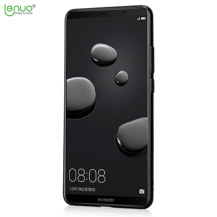 LENUO Leshield Series Silky Touch Hard Mobile Phone Protective Case for Huawei Mate 10 Pro - Black-4