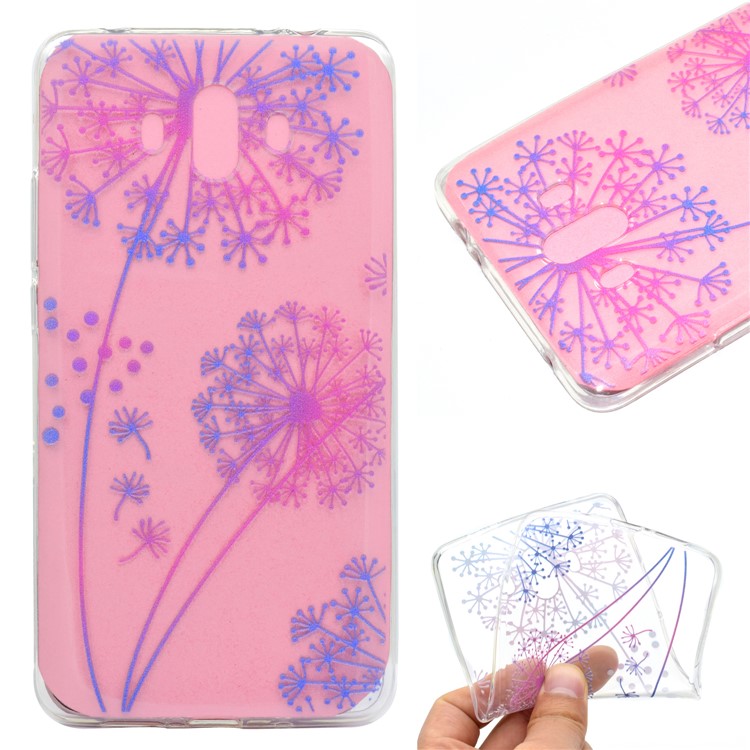 Ultra Thin Pattern Printing Soft TPU Case for Huawei Mate 10 - Dandelion-1