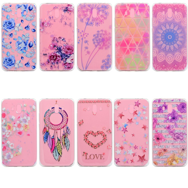 Ultra Thin Pattern Printing Soft TPU Case for Huawei Mate 10 - Dandelion-6