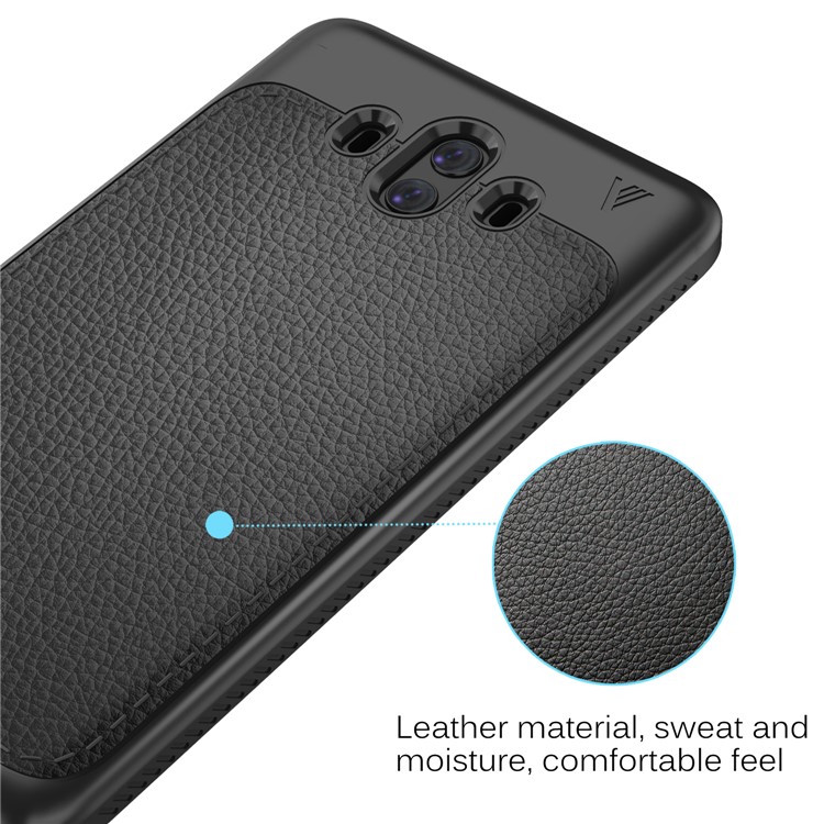 LENUO Gentlemen Series Soft TPU Case for Huawei Mate 10 - Black-4