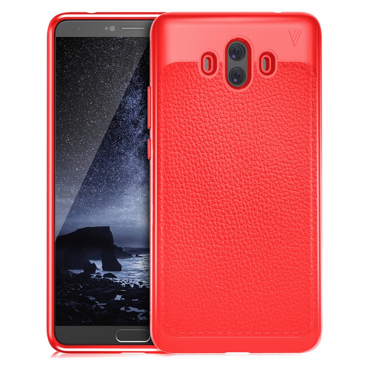 LENUO Gentlemen Series Soft TPU Phone Case for Huawei Mate 10 - Red-2