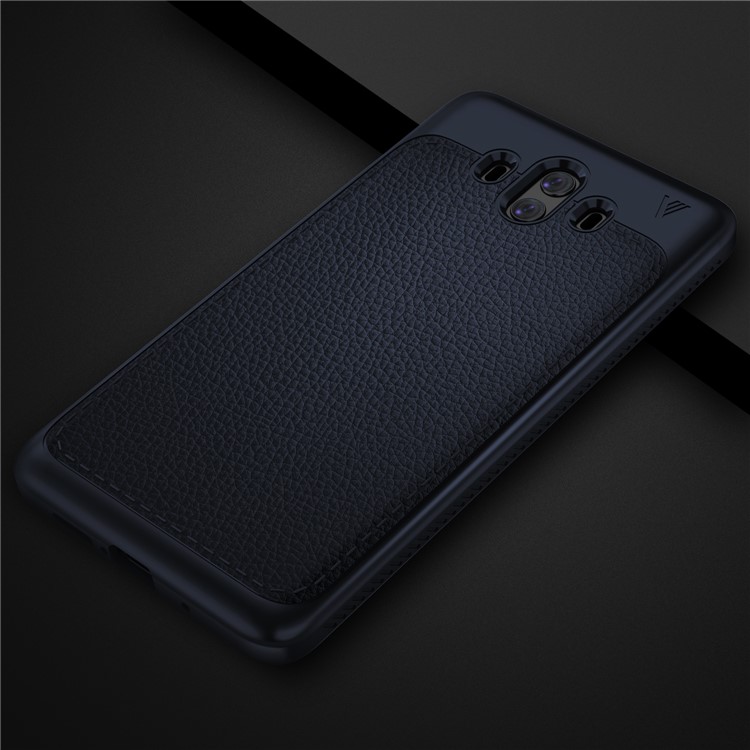 LENUO Gentlemen Series Soft TPU Cell Phone Case for Huawei Mate 10 - Dark Blue-3