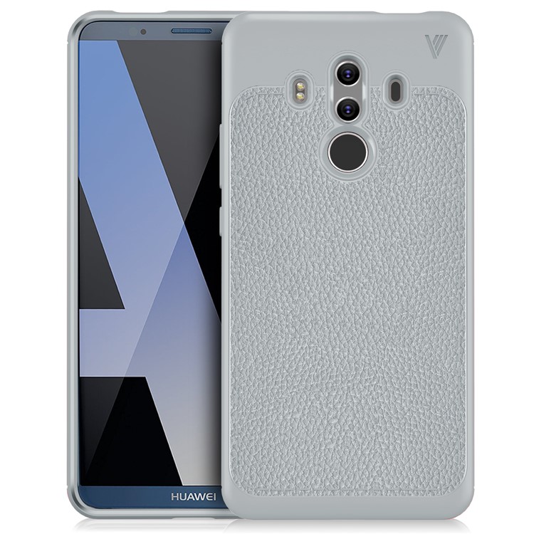 LENUO Gentlemen Series Soft TPU Phone Cover for Huawei Mate 10 Pro - Grey-2
