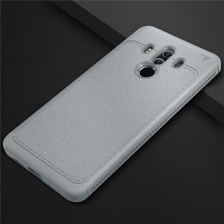 LENUO Gentlemen Series Soft TPU Phone Cover for Huawei Mate 10 Pro - Grey-3