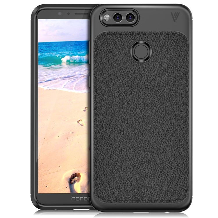 LENUO Gentlemen Series Soft TPU Phone Case for Honor 7X - Black-2