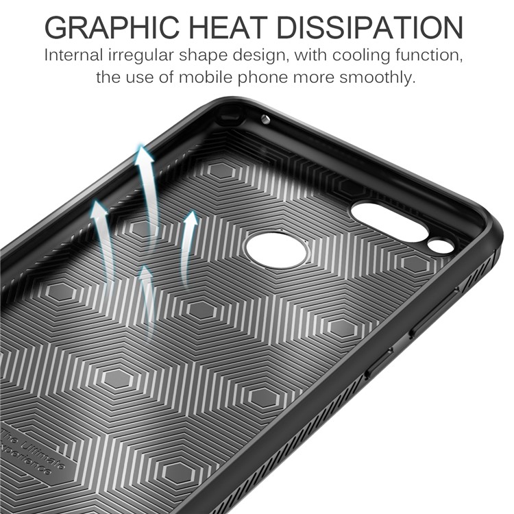LENUO Gentlemen Series Soft TPU Phone Case for Honor 7X - Black-8